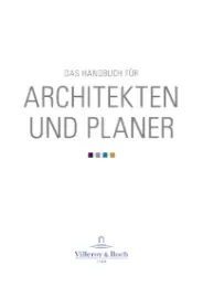 Villeroy&Boch Architekten Planer Prospekt, Seite 1