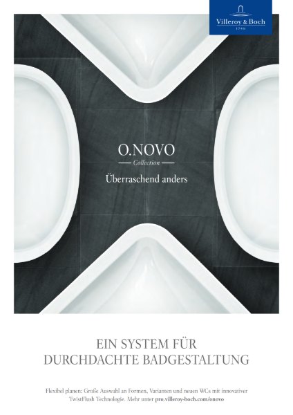 Villeroy&Boch O.novo Prospekt