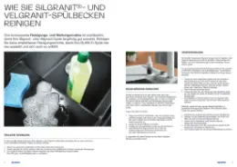 BLANCO Pflegebroschuere Reinigungsempfehlung, Seite 3