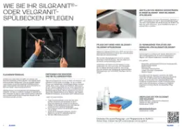 BLANCO Pflegebroschuere Reinigungsempfehlung, Seite 4