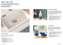 BLANCO Pflegebroschuere Reinigungsempfehlung, Seite 8