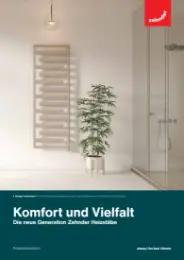 Zehnder Neue Elektronikplattform fuer Zehnder Elektroheizkoerper Prospekt, Seite 1