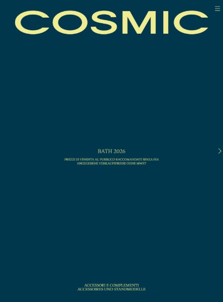 Cosmic BATH Katalog 2026