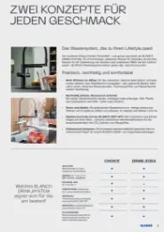 BLANCO Broschuere DRINK SYSTEMS Prospekt, Seite 5