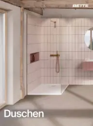 Bette Broschüre Duschen Prospekt, Seite 1