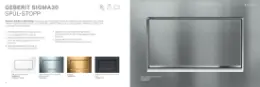 Geberit Betätigungsplatten Katalog, Seite 7