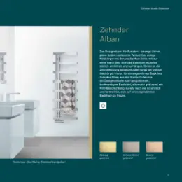 Zehnder Design-Heizkoerper für Bad und Wohnraum Katalog, Seite 5