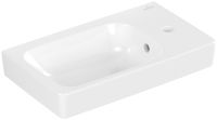 Vorschau: 438648R1 43864801 Villeroy&Boch Architectura Handwaschbecken 48x28cm Hahnloch rechts Becken links mit Überlauf