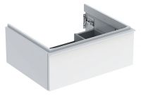 Geberit iCon Unterschrank für Waschtisch mit 1 Schublade, Breite 60cm weiß hochglanz
