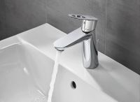 Grohe BauLoop Einhand-Waschtischbatterie M-Size mit Ablaufgarnitur, chrom