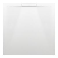 Laufen Pro S Marbond Duschwanne 120x120x3cm ultraflach, quadratisch, linearer Ablauf seitlich, weiß H2121830000001