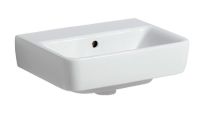 Geberit Renova Plan Handwaschbecken ohne Hahnloch, mit Überlauf, 45x34cm, weiß 501626001