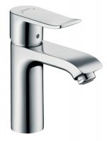 Vorschau: Hansgrohe Metris Einhebel-Waschtischmischer 110 LowFlow 3,5 l/min mit Ablaufgarnitur, chrom