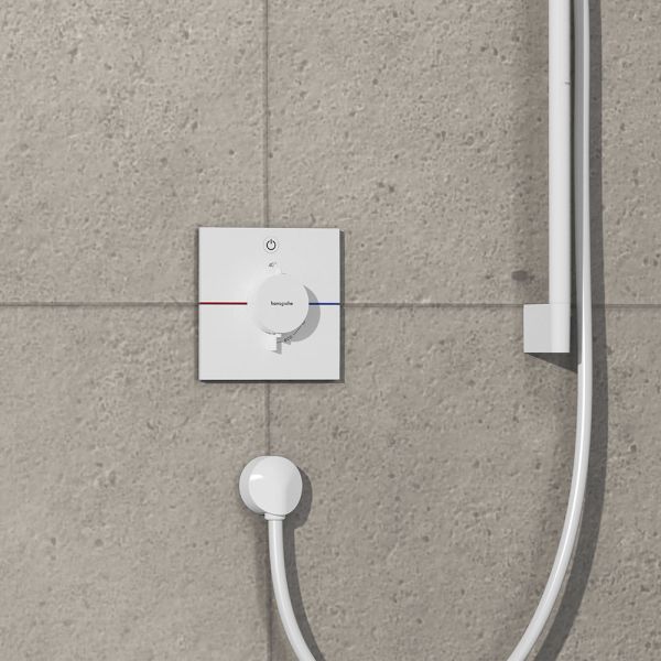 Hansgrohe ShowerSelect Comfort E Thermostat Unterputz, 1 Verbraucher, weiß matt