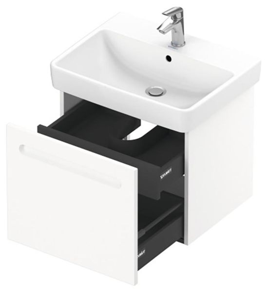 Duravit No.1 Badmöbel-Set 60cm mit Waschtisch, Spiegelschrank, 1 Auszug und Innenschublade