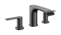 Vorschau: hansgrohe Vivenis 3-Loch Waschtischarmatur, Zugstangen-Ablaufgarnitur, brushed black chrome
