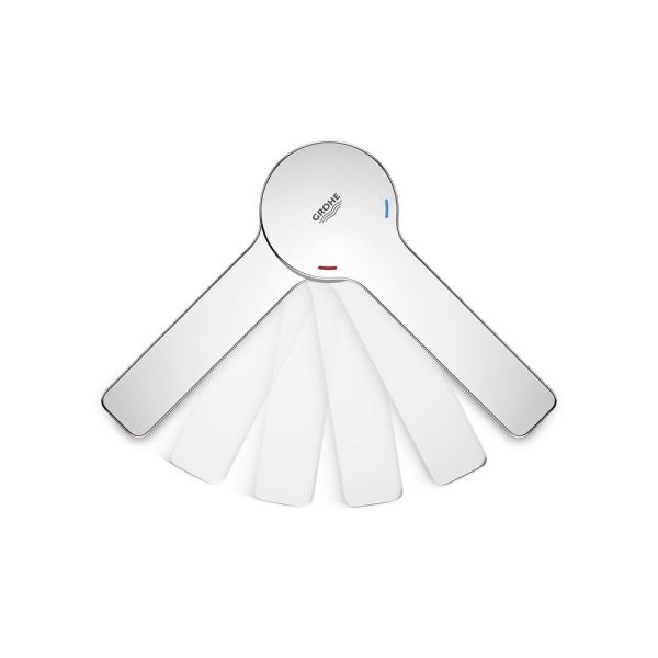 Grohe Lineare Badarmatur S-Size, Zugstangen-Ablaufgarnitur, wassersparend, chrom