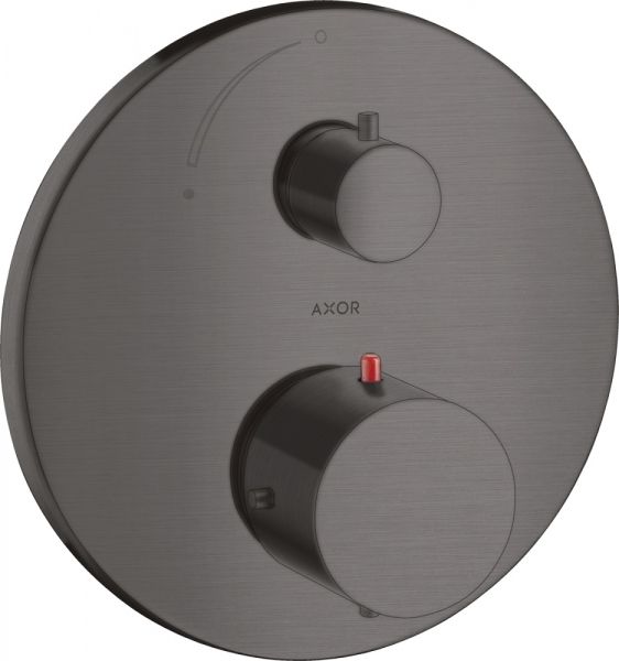 Axor Starck Thermostat Unterputz mit Abstellventil brushed black chrome 10700340