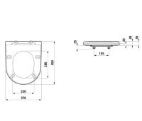Vorschau: Laufen Pro X WC-Sitz mit Deckel & Absenkautomatik, abnehmbar