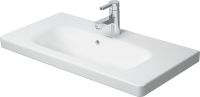 Vorschau: Duravit DuraStyle Waschtisch rechteckig 78,5x40cm, mit Hahnloch, mit Überlauf, weiß 2337780000