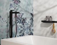 Vorschau: hansgrohe Zesis S Einhebel-Wannenarmatur bodenstehend, schwarz matt