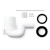 Laufen Ablaufset bei Abgang senkrecht Spezialablaufbg. Wandabstand 220-350mm 89902.5