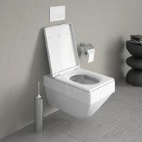 Vorschau: Duravit Vero Air Wand-WC 57x37cm, eckig, WonderGliss, weiß 25250900001