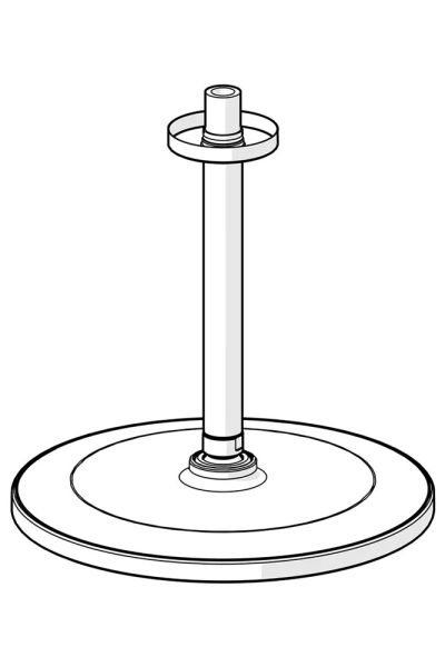 Hansa Hansaviva Kopfbrause Ø25cm, für Deckenmontage, schwenkbar, chrom