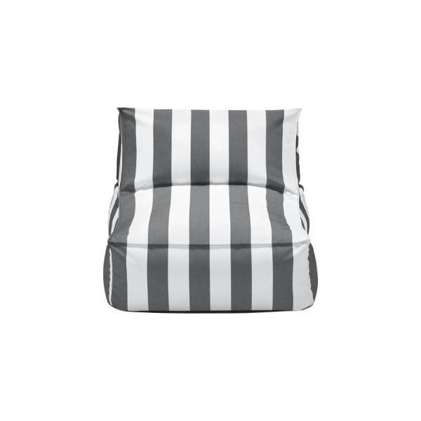 blomus STAY Lounger Chair gestreift, schwarz/weiß 62354 