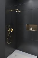 Vorschau: Duravit Handbrause MinusFlow 12cm, 3 Strahlarten, gold