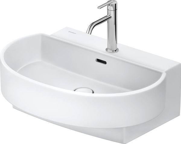 Duravit Balcoon Waschtisch 65x48 D-Form weiß seidenmatt 241165AC00