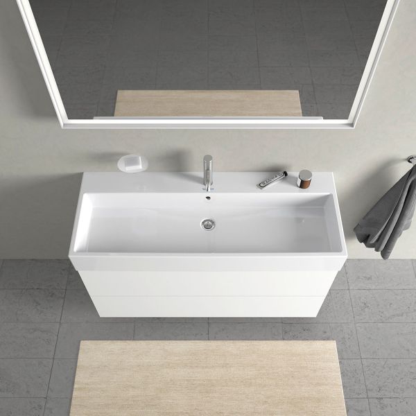 Duravit L-Cube Waschtischunterschrank wandhängend 118x46cm mit 2 Schubladen für Vero Air 235012