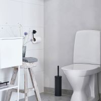 Vorschau: Smedbo House Toilettenpapierhalter, schwarz