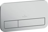 Villeroy&Boch ViConnect 200S Betätigungsplatte 2-Mengen-Spülung, chrom edelmatt 92249069