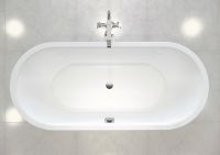 Vorschau: Kaldewei Meisterstück Classic Duo Oval freistehende Badewanne 170x75cm, weiß Mod.1113