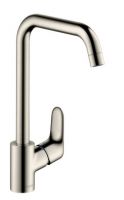 Hansgrohe Focus M41 Einhebel-Küchenmischer 260, edelstahl finish