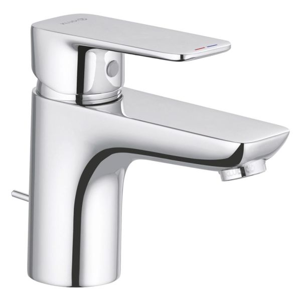 Kludi Pure&style Waschtisch-Einhandmischer 75 mit Ablaufgarnitur, chrom 403820575 