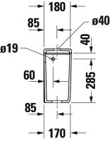 Vorschau: Duravit Qatego Spülkasten 3/6L mit Dual Flush, für Anschluss rechts oder links, weiß