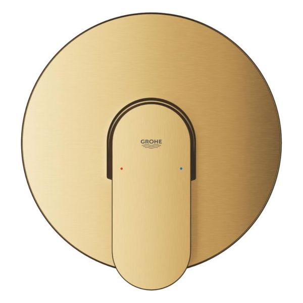Grohe Plus Duscharmatur, rund, cool sunrise gebürstet
