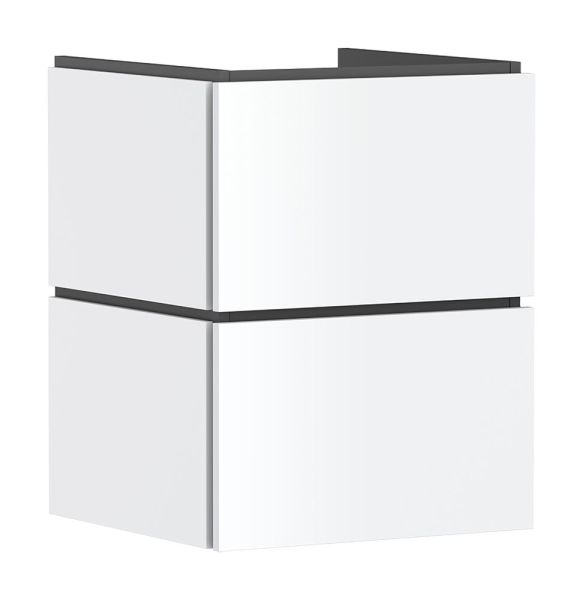 hansgrohe Xilesa E Unterschrank 48x47cm für Handwaschbecken mit 2 Schubkästen, weiß matt 54250700 