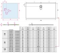 Vorschau: RIHO Veltet Sole Solid Surface Duschwanne 90x80x3cm, weiß seidenmatt