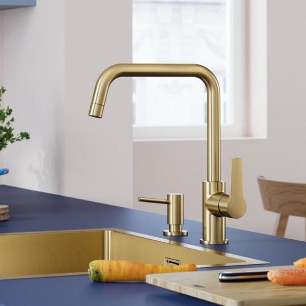 Grohe Start Küchenarmatur, U-Auslauf, cool sunrise gebürstet 30470GN0