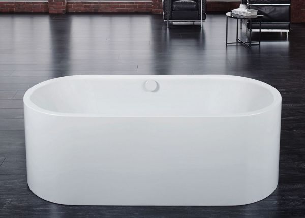 Kaldewei Meisterstück Centro Duo Oval freistehende Badewanne 170x75cm, weiß mit Perl-Effekt Mod.1127