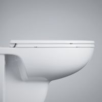 Vorschau: Grohe Bau Keramik Set Wand-Tiefspül-WC inkl. WC-Sitz Slim