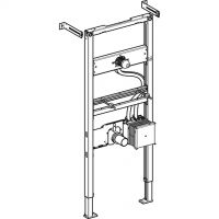 Vorschau: Geberit Duofix Element für Waschtisch, 130cm, Wandarmatur mit UP-Funktionsbox