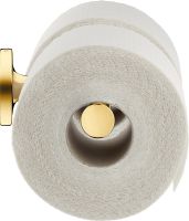 Vorschau: Duravit Starck T Papierrollenhalter doppelt, zum Schrauben/Kleben, gold 0099383400