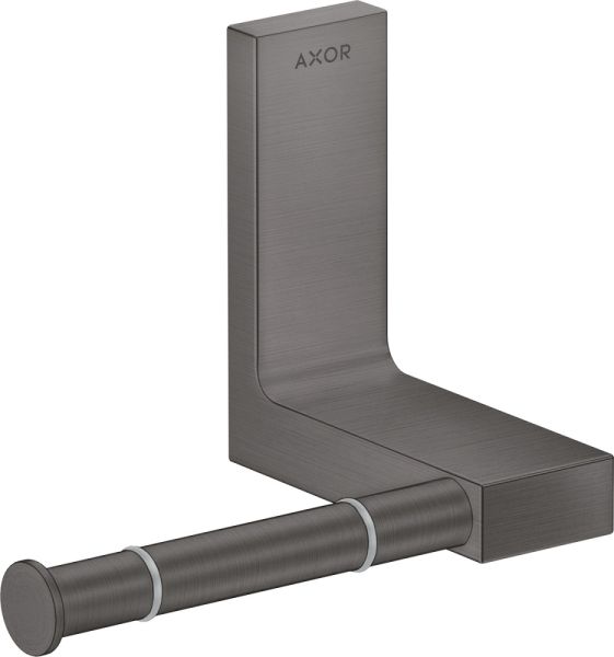 Axor Universal Rectangular Toilettenpapierhalter, brushed black chrome 42656340