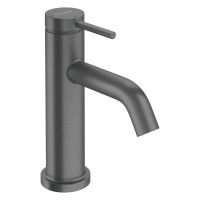 hansgrohe Tecturis S Waschtischarmatur 80 CoolStart EcoSmart+, Zugstangengarnitur, brushed black chrome 73302340