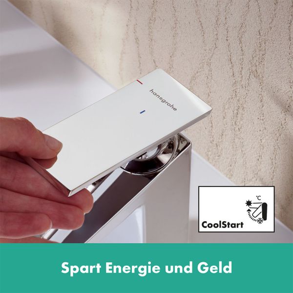 Hansgrohe Tecturis E Waschtischarmatur 110 CoolStart wassersparend+, chrom