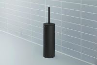 Vorschau: Duravit D-Code WC-Garnitur bodenstehend 0099284600 schwarz matt